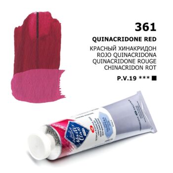 Tempera chinakridonas raudonas  MK (361)