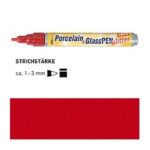 Markeris porcelianui karminas 2-4mm