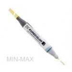 Markeris dvipusis šviesiai geltona