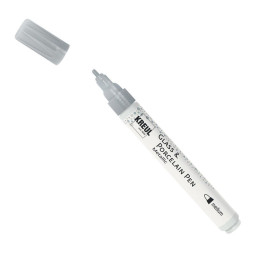 Markeris porcelianui sidababrinis 2-4mm