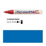 Markeris porcelianui mėlynas 2-4mm