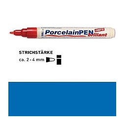 Markeris porcelianui mėlynas 2-4mm