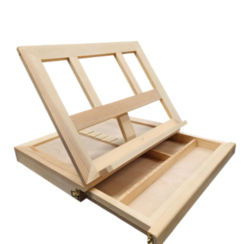Molbertas stalinis su dėžute 34x26 cm