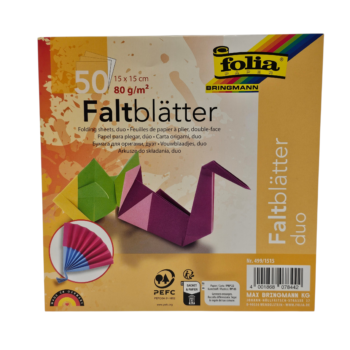 Origami Folia popierius 15x15cm