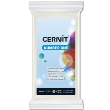 Cernit modelinas 500ml neskaidrus baltas 027