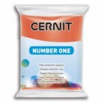 Cernit modelinas 56g aguonos raudona 428