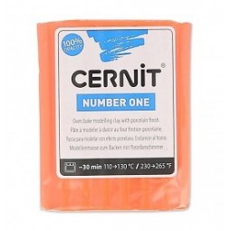 Cernit modelinas 56g pastelinė oranžinė 761