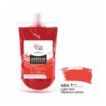 Akriliniai dažai šviesiai raudoni 200ml Rosa studio (404)