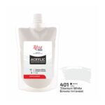 Akriliniai dažai titano balti 200ml Rosa studio ( 401 )