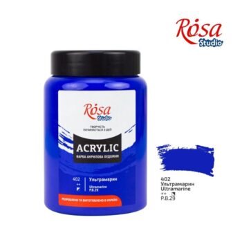 Akriliniai dažai ultramarinas 400ml Rosa Studio (402)
