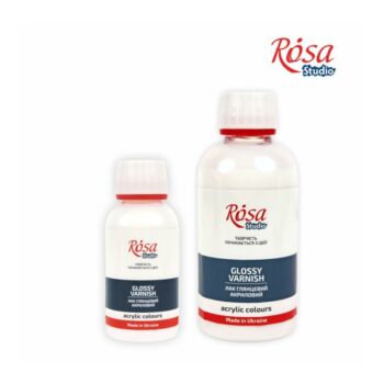 Blizgus akrilinis lakas 500ml Rosa Studio
