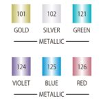 kuretake-clean-color-dot-markeriu-rinkinys-taskavimui-metalikai-6vnt