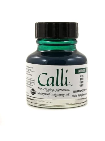 Tušas žalias kaligrafijai 29,5ml Daler-Rowney