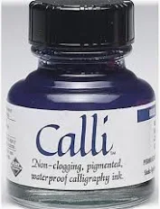 Tušas mėlynas kaligrafijai 29,5ml Daler-Rowney
