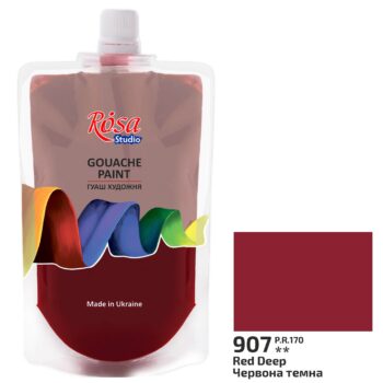 Guašas raudona tamsi Rosa Studio 200ml (907)