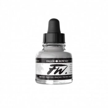 Tušas sidabrinis (imitacija) 29,5ml Daler-Rowney