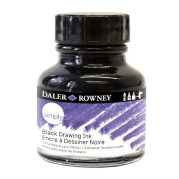 Tušas juodas 29,5ml Daler-Rowney