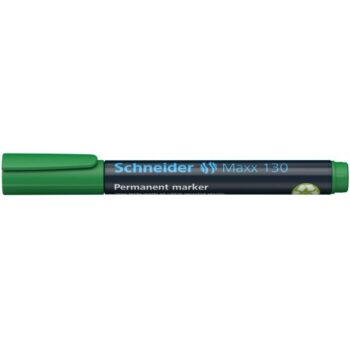 Markeris permanentinis žalias Schneider 130